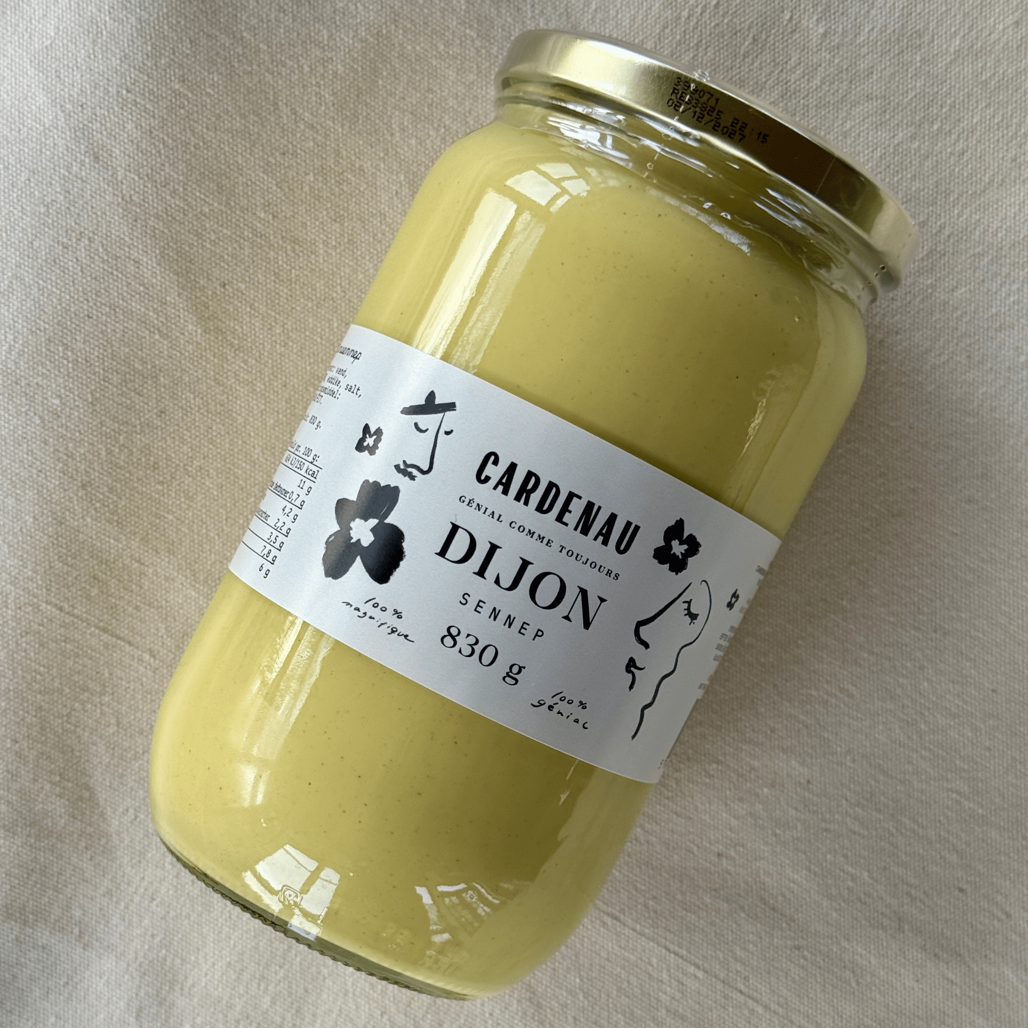 Classic Dijon Mustard (830g) – Strong & French | CARDENAU