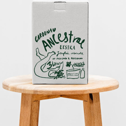 CARDENAU - CARDENAU Økologisk "Ancestral" Ekstra Jomfruolivenolie – 3 liter Bag - in - Box - Olivenolie