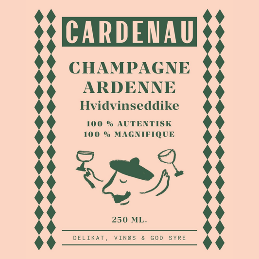 Champagne-Ardenne eddike i etikette