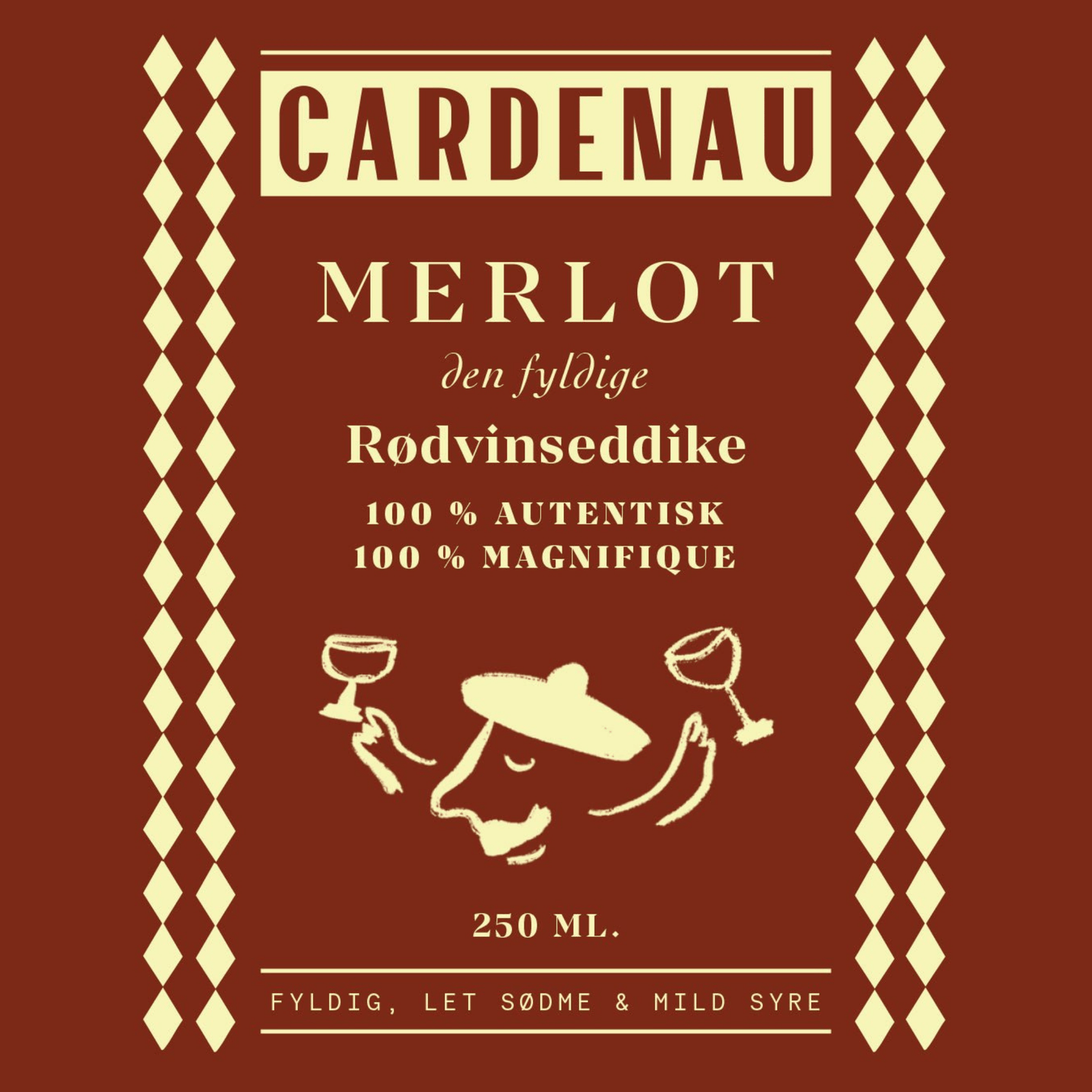 CARDENAU - Merlot Rødvinseddike - Eddike