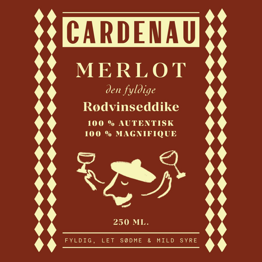 Frontbillede af Merloteddike 250 ml flaske