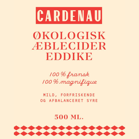 CARDENAU - Økologisk Æblecidereddike - Eddike