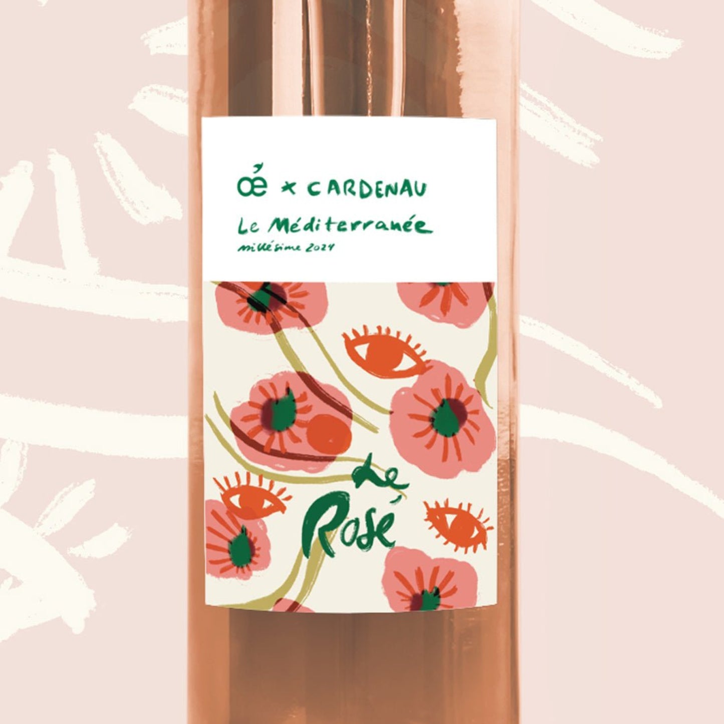 CARDENAU - Økologisk Rosé 2024 Vintage - Le Méditerranée - Rosé