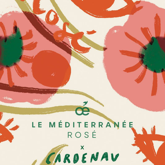 CARDENAU - Økologisk Rosé 2024 Vintage - Le Méditerranée - Rosé