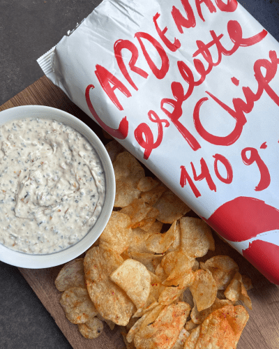 French Onion Dip med karamelliserede løg - CARDENAU