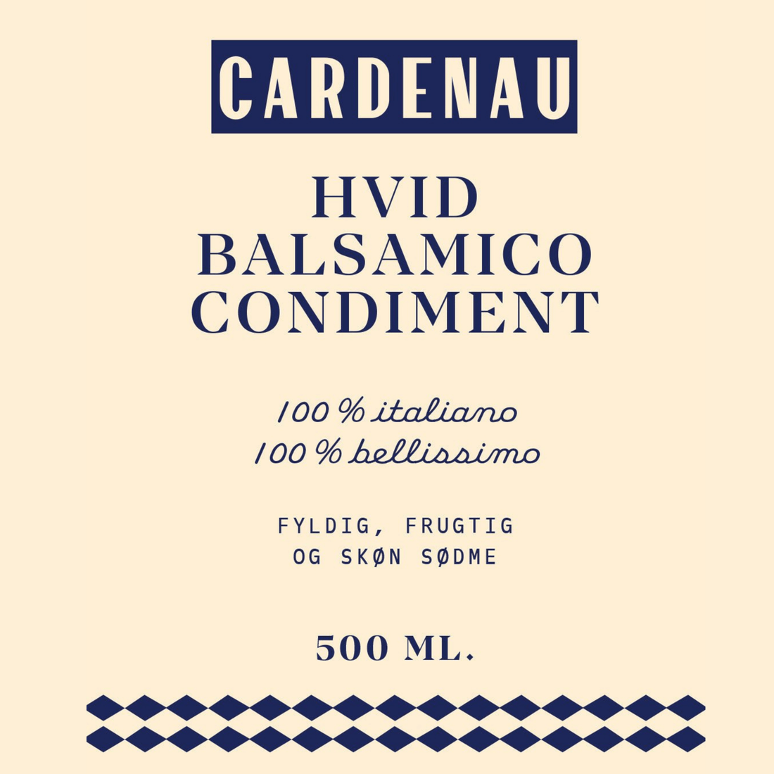 Hvid Balsamico-glace - CARDENAU