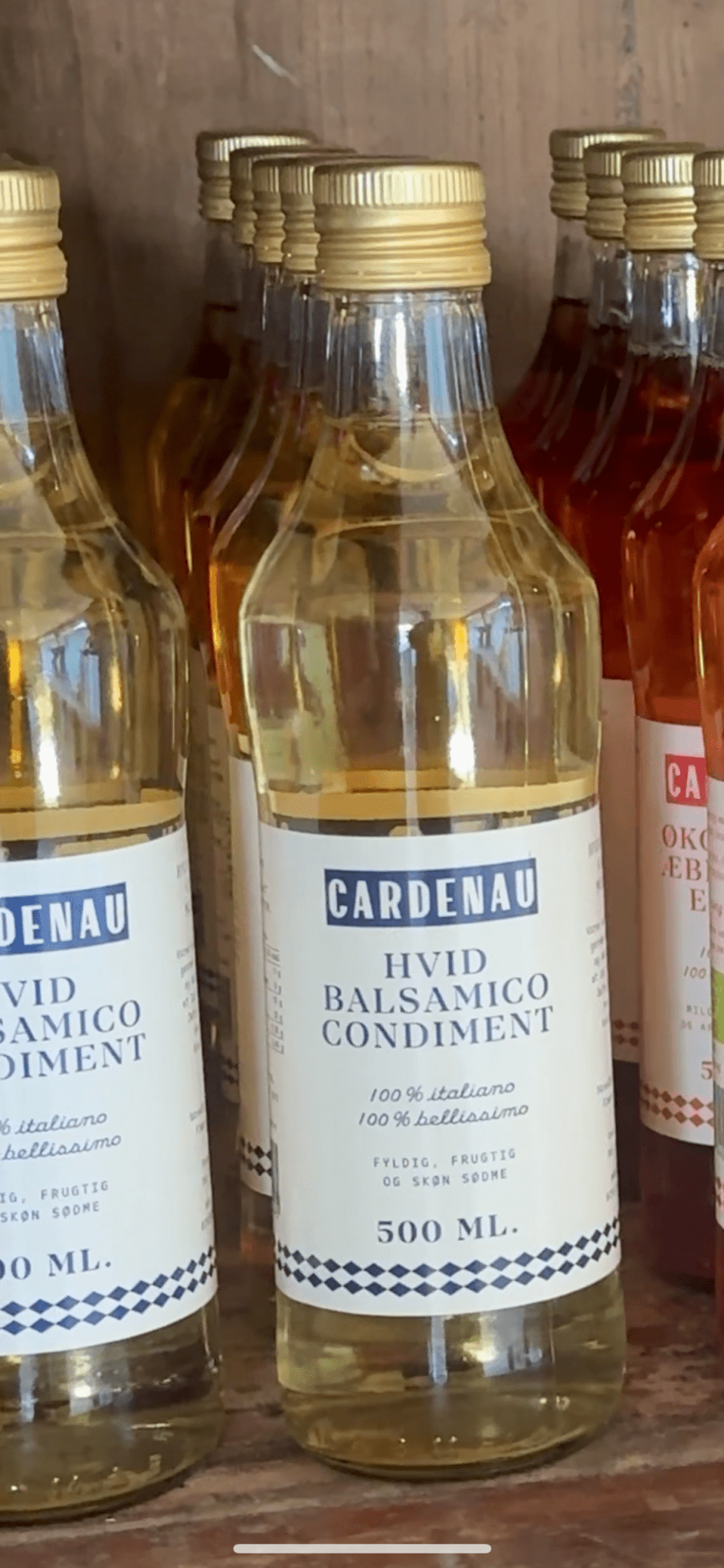 Vinaigrette opskrift med hvid balsamico - CARDENAU