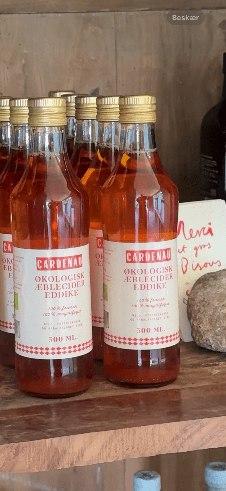 Vintervinaigrette med æblecidereddike og grovkornet sennep - CARDENAU