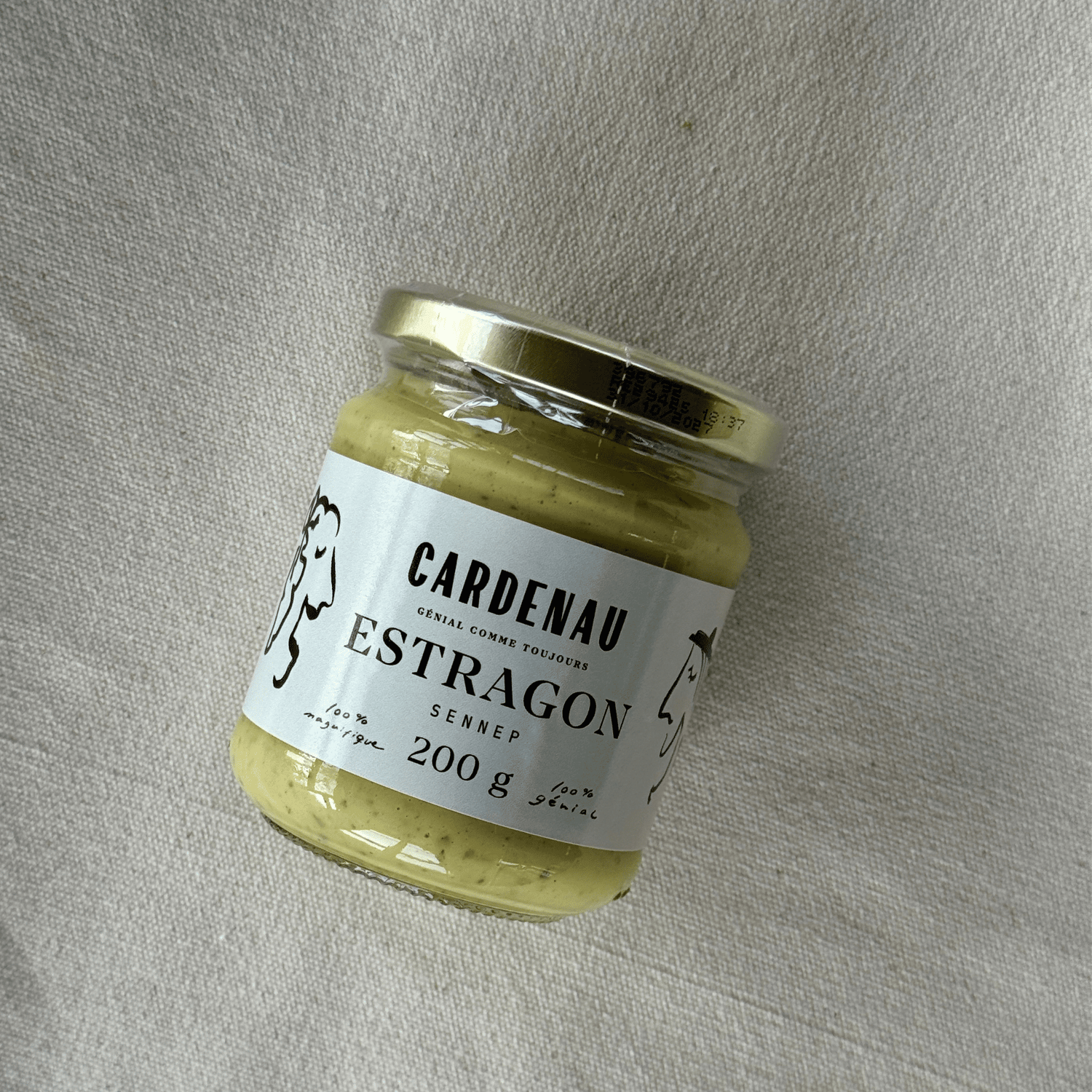 CARDENAU - 200 g. CARDENAU Estragon Sennep - Sennep