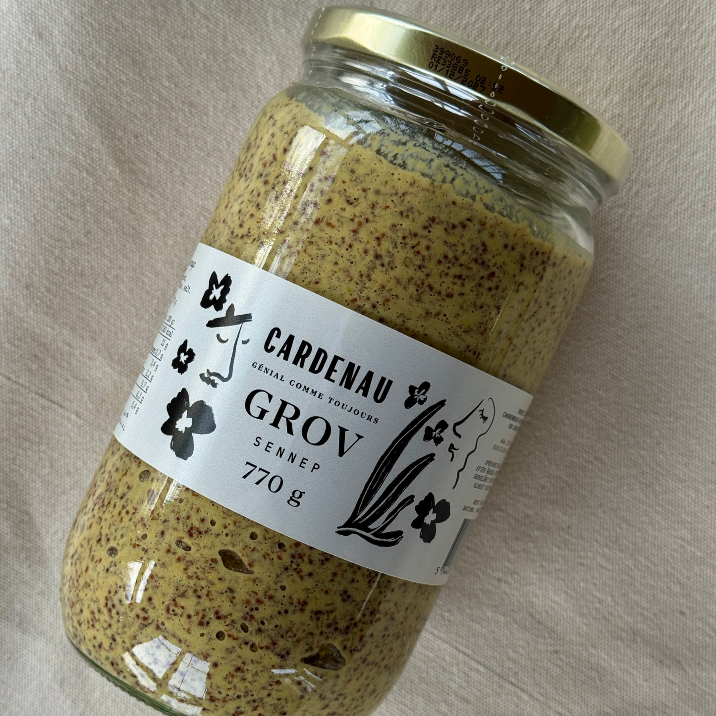 770 g. CARDENAU Old-fashioned Coarse Grain Mustard