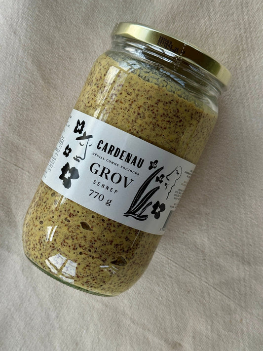 CARDENAU - 770 g. CARDENAU Gammeldags Grovkornet Sennep - Sennep