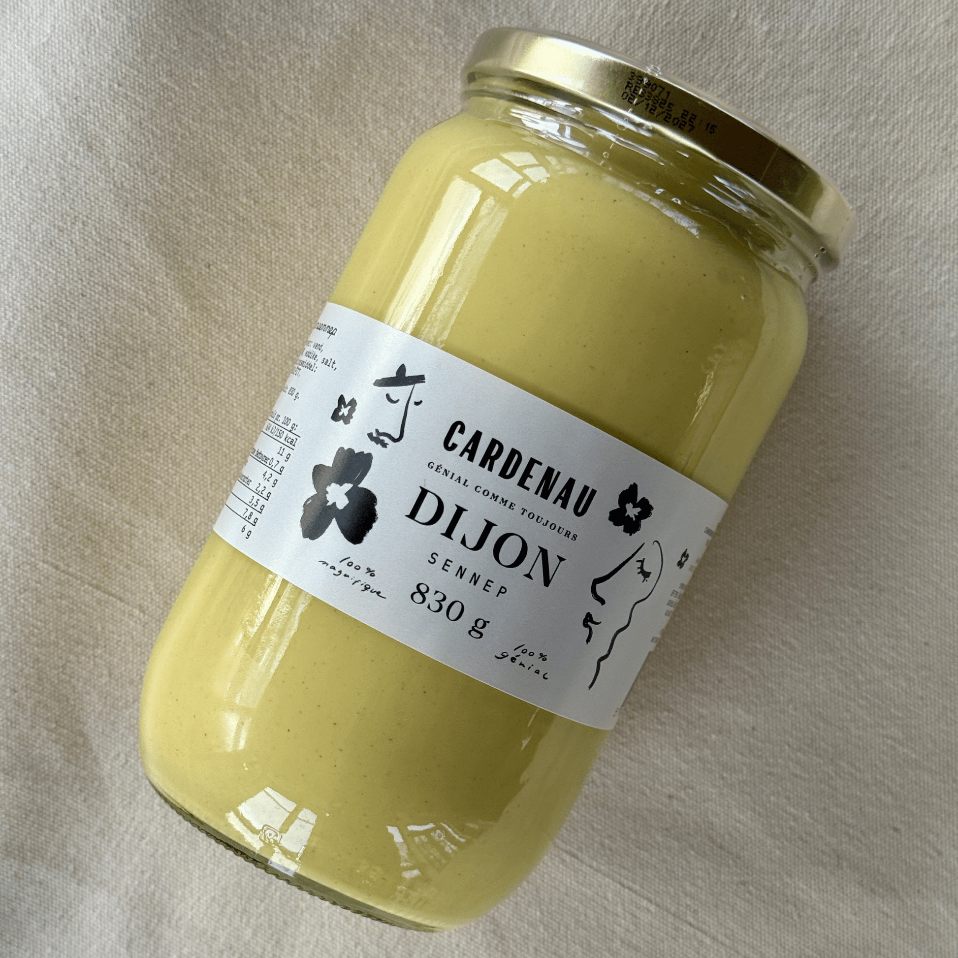 CARDENAU - 830 g. CARDENAU Dijon Sennep - Sennep