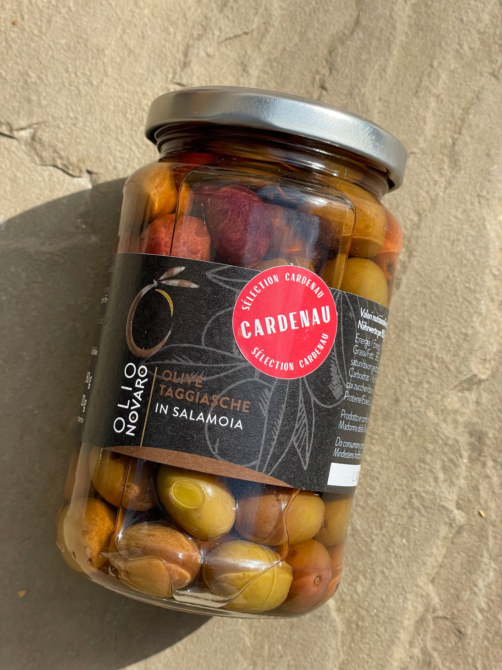 Taggiasche oliven med sten - CARDENAU