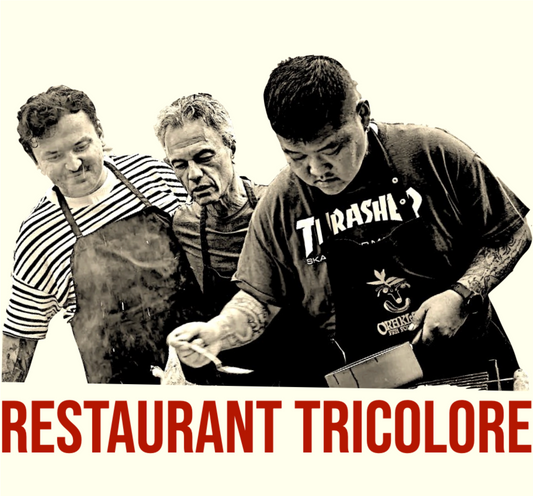 Billet: Spis med Simon, Francis & Umut - Restaurant Tricolore TORSDAG 14 Marts 2024