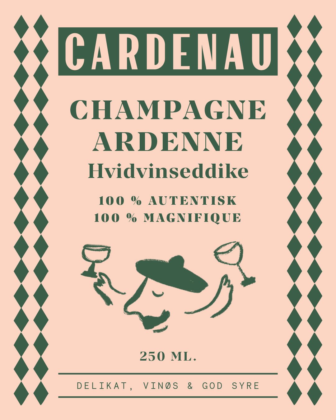 CARDENAU - CARDENAU Champagne - Ardenne Hvidvinseddike – 250 ml - Eddike