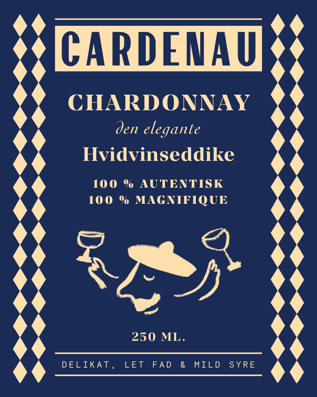 CARDENAU - CARDENAU Chardonnay Hvidvinseddike – 250 ml - Eddike