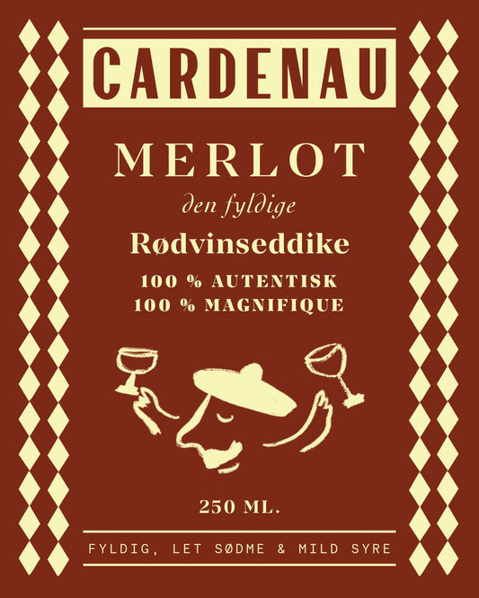 CARDENAU - CARDENAU Merlot Rødvinseddike – 250 ml - Eddike