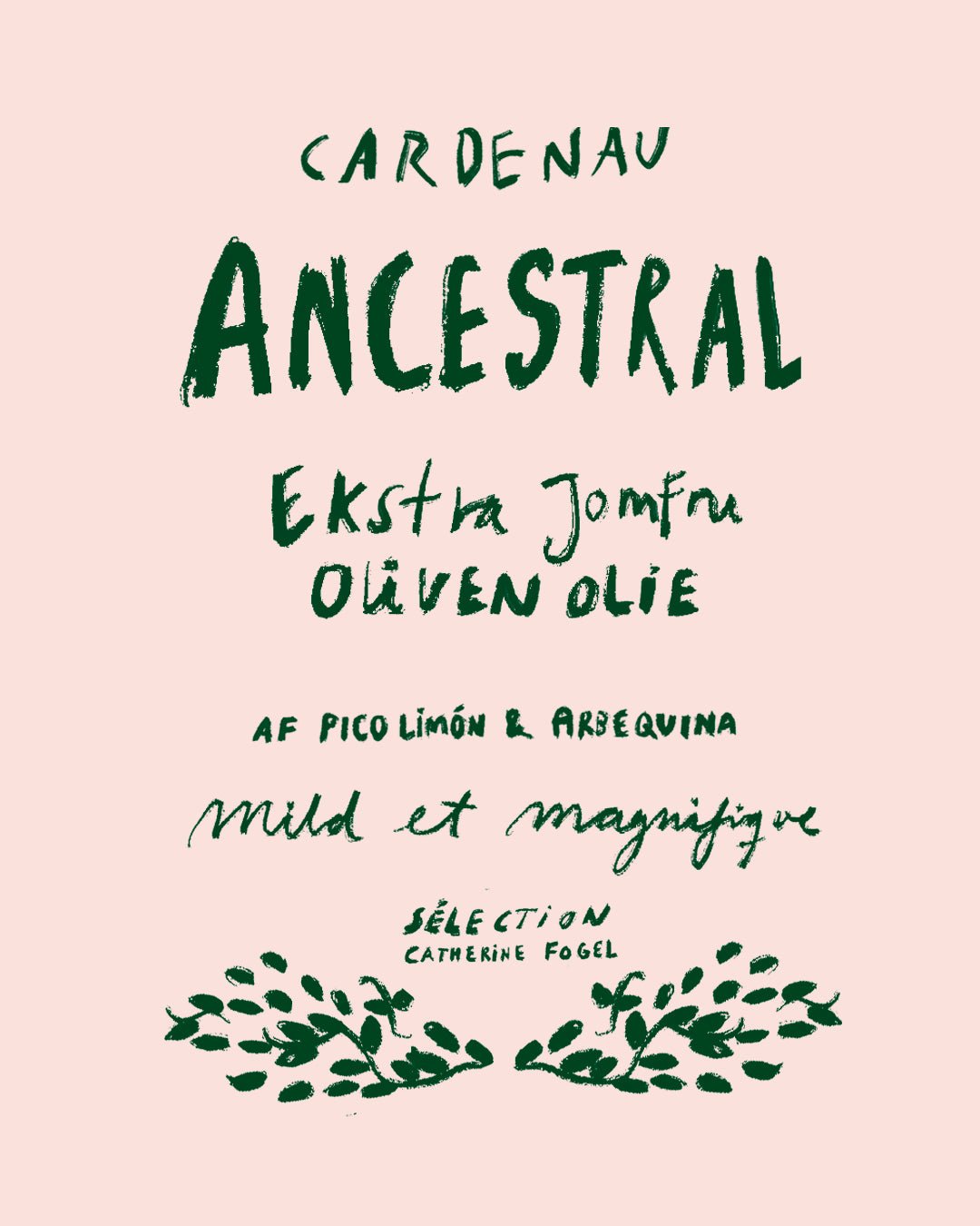 CARDENAU - CARDENAU Økologisk "Ancestral" Ekstra Jomfruolivenolie – 750 ml - Olivenolie