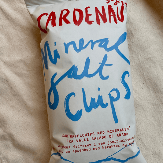 CARDENAU - Kartoffelchips med Mineralsalt - Kartoffelchips