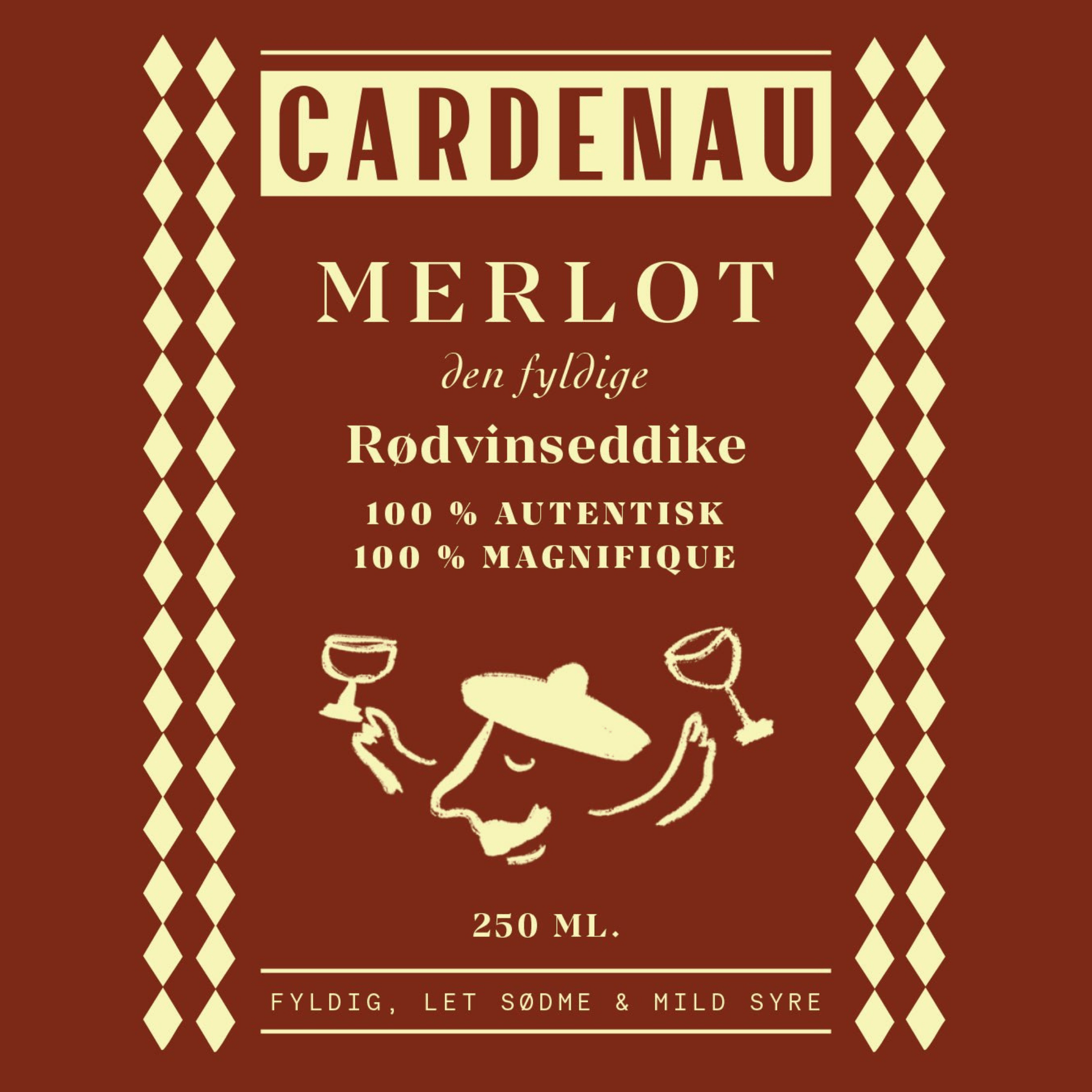 CARDENAU - Merlot Rødvinseddike - Eddike