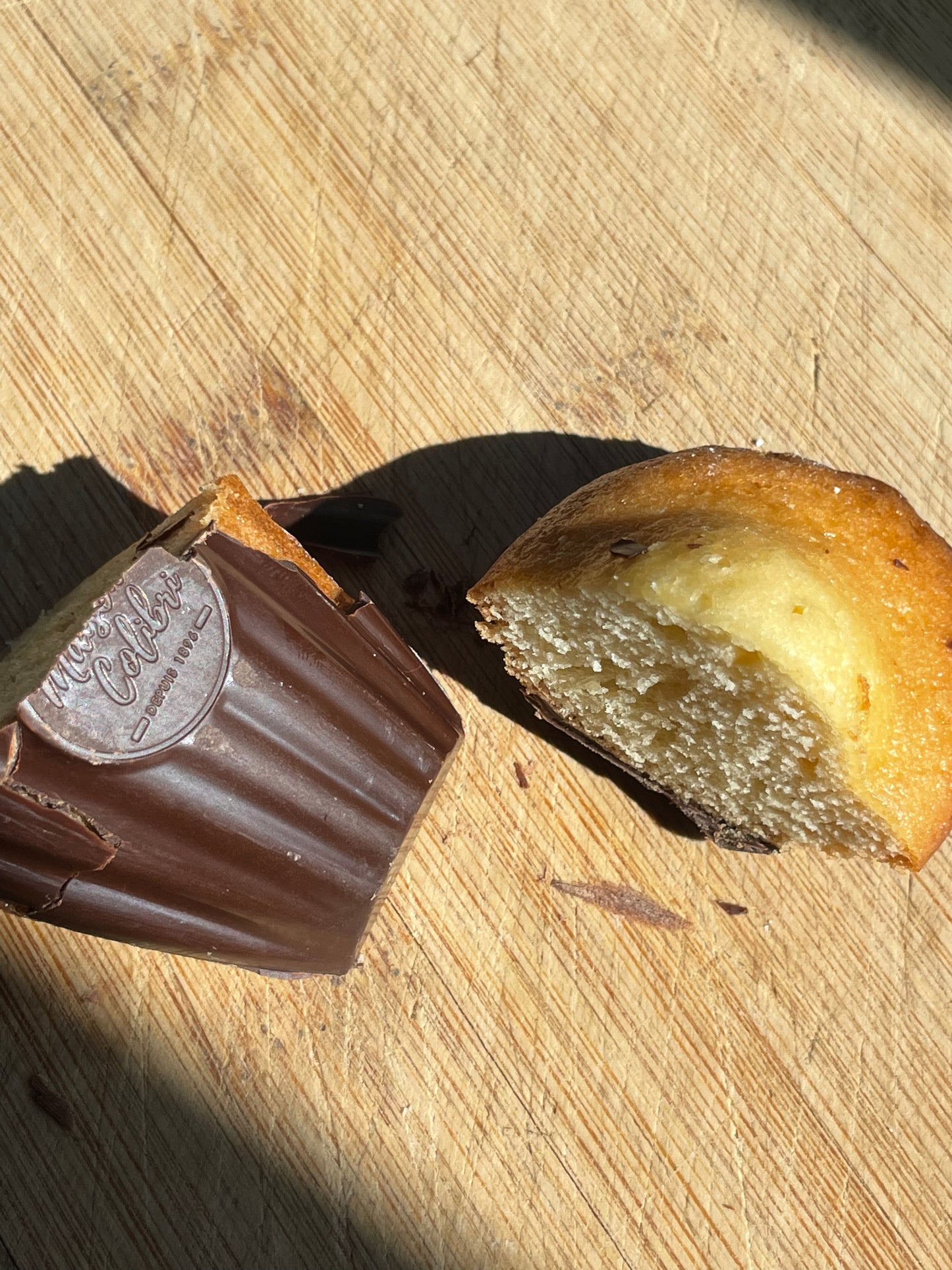 Franske Madeleines med mørk chokolade - 5 stk - CARDENAU